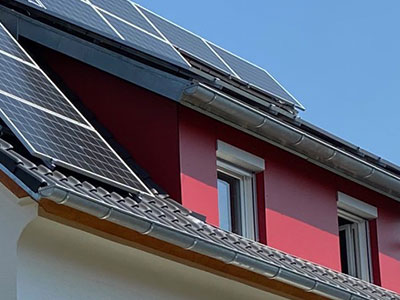 Dachgaube mit Solar